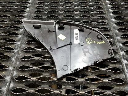 09 10 11 Honda Civic Coupe Dash End Cap Cover Right Passenger Side OEM