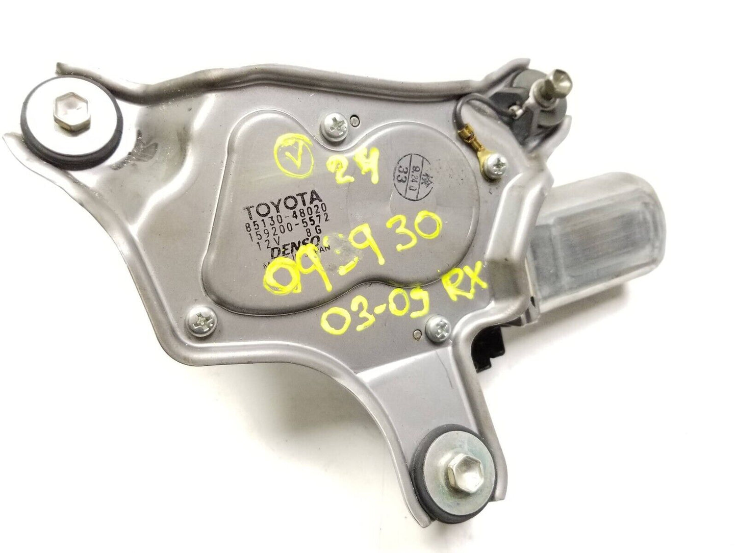 2001 - 2007 Toyota Highlander Rear Wiper Motor OEM
