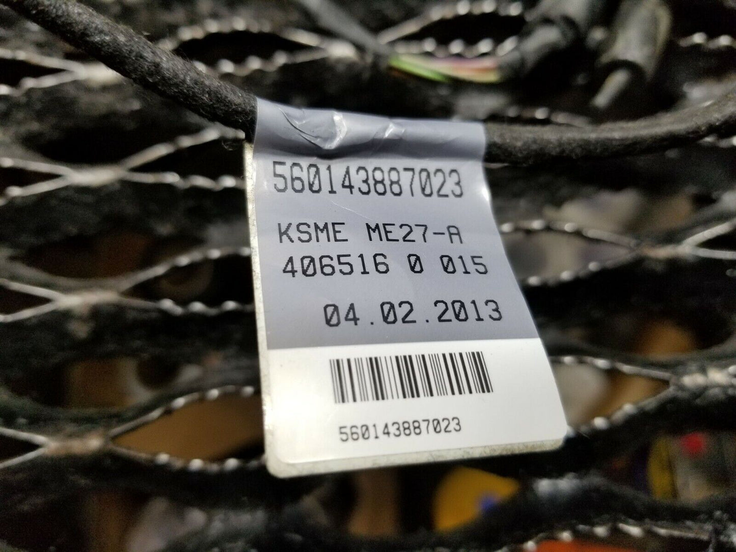 2013 2014 2015 2016 Audi A4 Rear Left Driver Side Door Wire Harness OEM