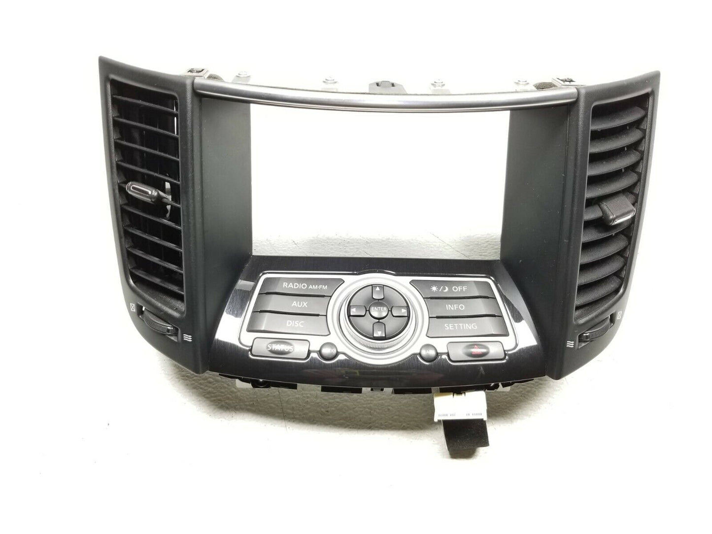 09 10 11 12 Infiniti Fx35 Dash Radio Info Display Screen Control W/ Air Vent OEM