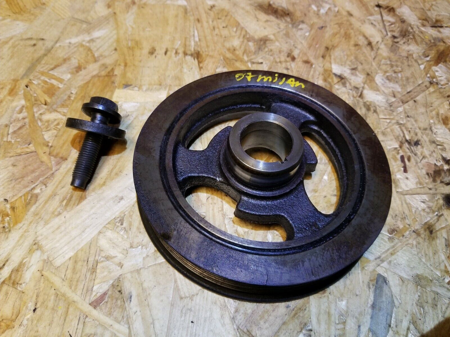 06 07 08 09 Mercury Milan 3.0l Crankshaft Pulley Harmonic Balancer OEM 71k Miles