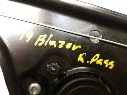 19 20 Chevrolet Blazer Rear Right Pass Door Window Regulator Motor OEM 11k Mile