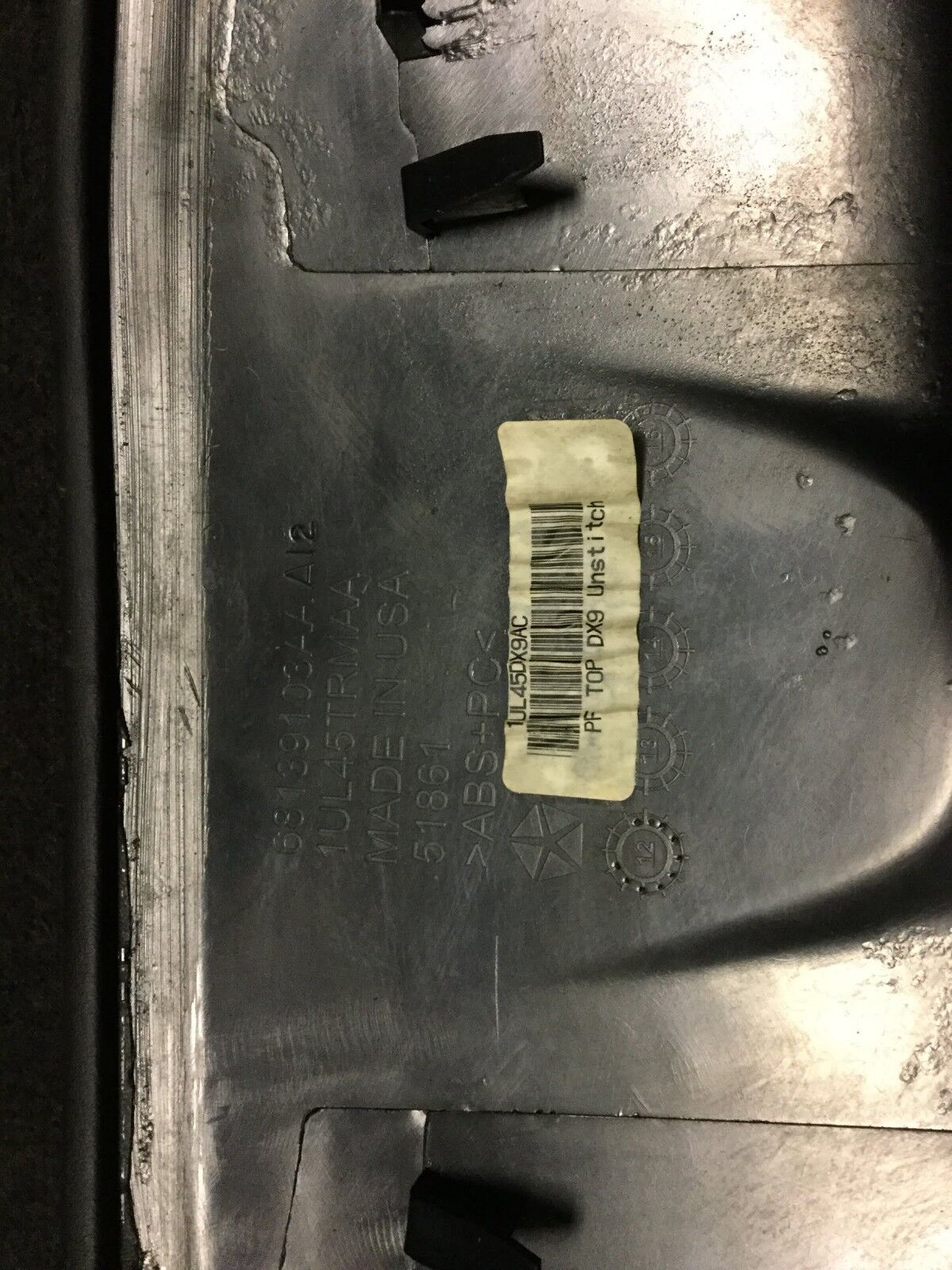 13 14 15 16 Dodge Dart Cluster Speedometer Hood Dash Bezel Trim OEM 4.000 Miles