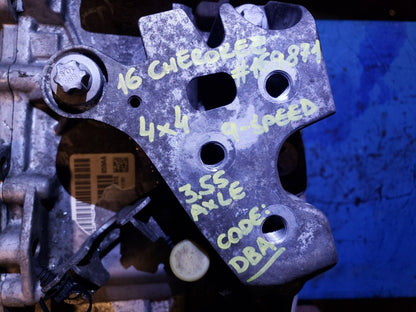 2016 Jeep Cherokee At Automatic Transmission 3.2l 4x4 OEM *code : (dba)*