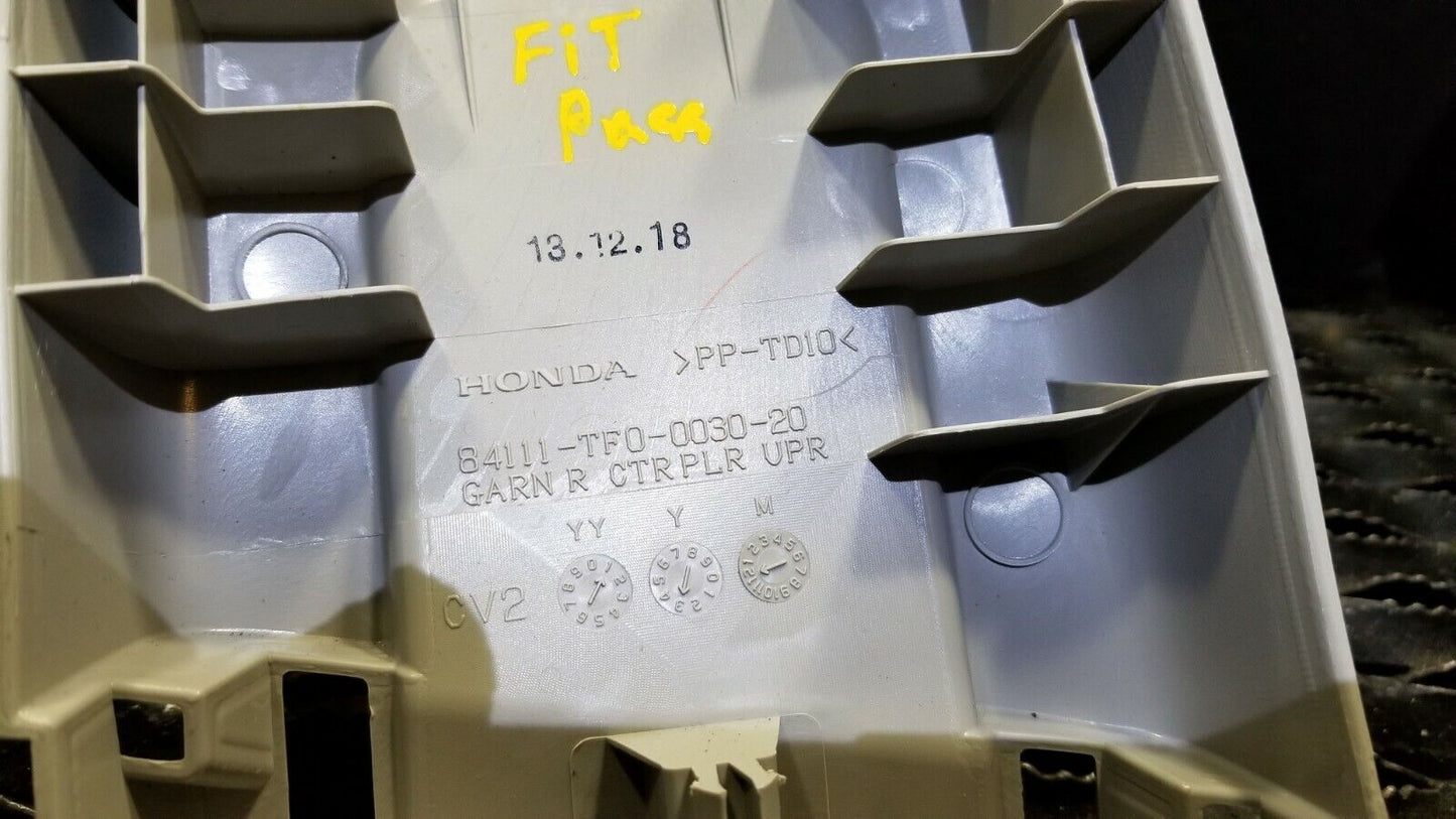 08 09 10 11 12 13 14 Honda Fit Front Right Pass Center Upper B Pillar Cover OEM