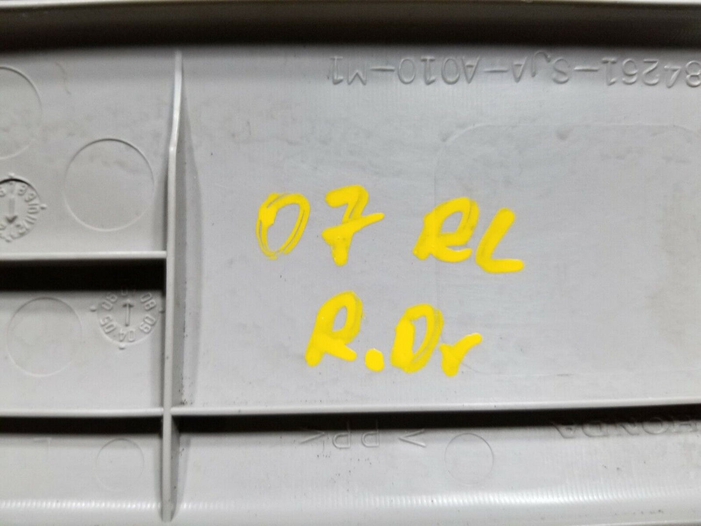 06 07 08 Acura Rl Rear Left Driver Side Door Sill Plate Trim OEM