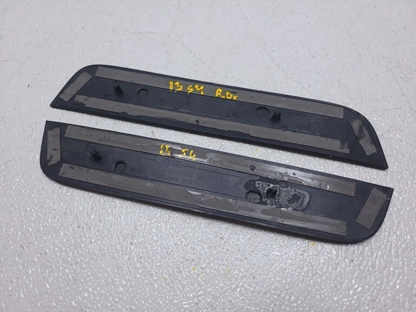 13 14 15 16 Audi A4 S4 Rear Door Trim Sill Panel Scuff Plate Left & Right  OEM