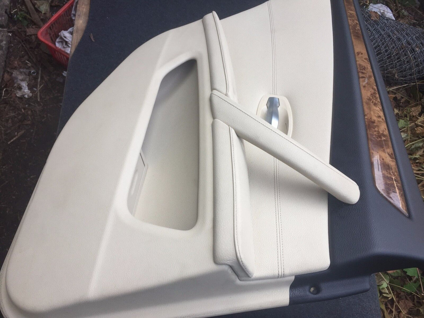 07 08 09 10 BMW 528ix E60 Rear Left Door Trim Panel Driver Side OEM