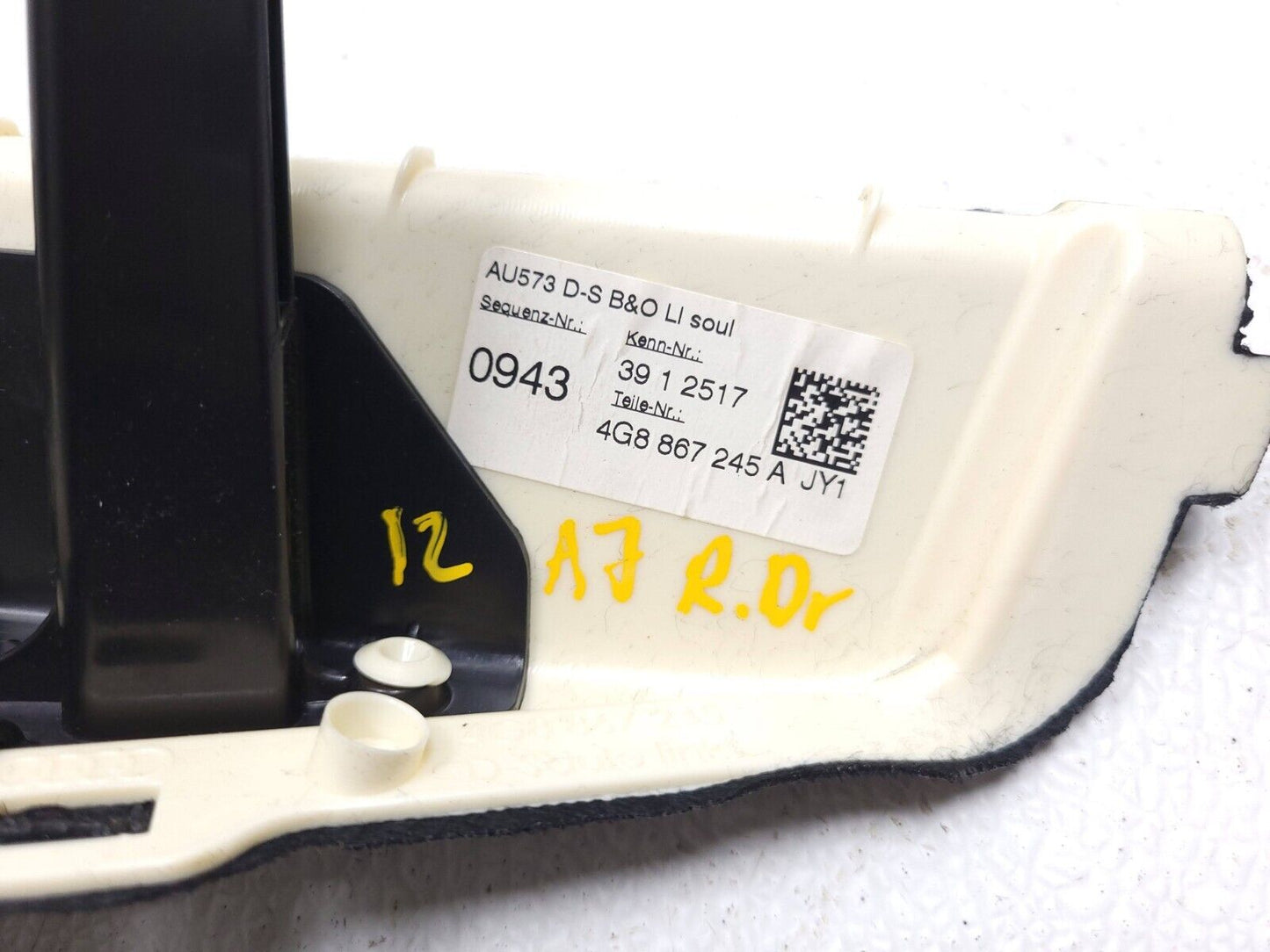 12 13 14 15 16 17 Audi A7 Rear D Pillar Upper Trim Panel Left Driver Side OEM