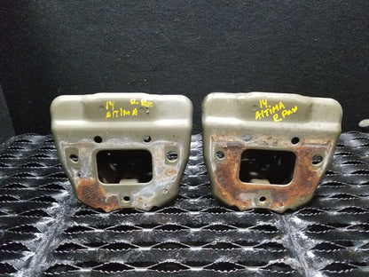 13 14 15 Nissan Altima Sedan Rear Bumper Bracket Left & Right Pair OEM