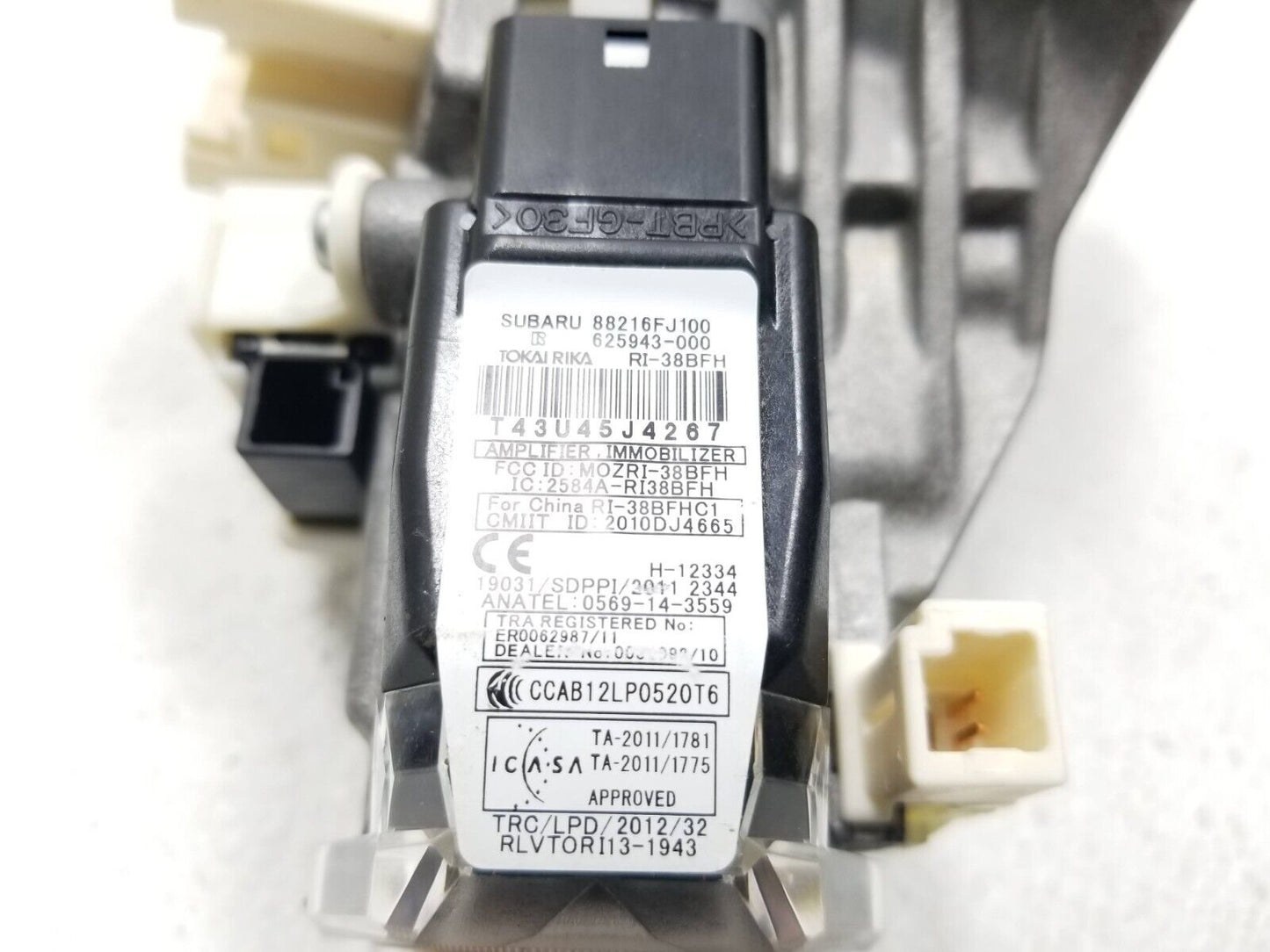 13 14 15 Subaru Xv Steering Column Lock Ignition Key OEM 86k Miles