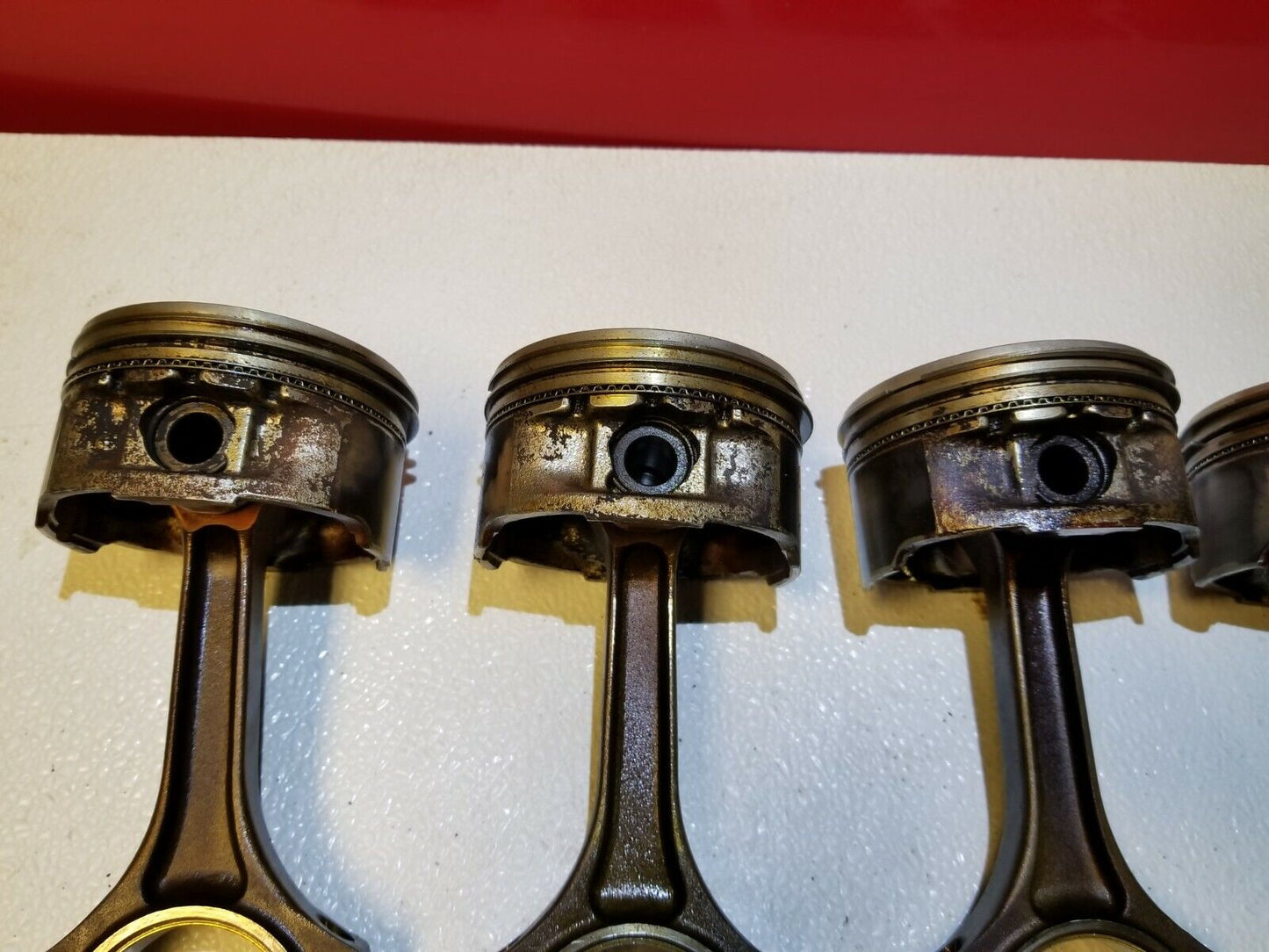 05 06 07 08 Jaguar X-type 3.0l Connecting Rod W/ Piston - Std 6pcs OEM 86k Miles
