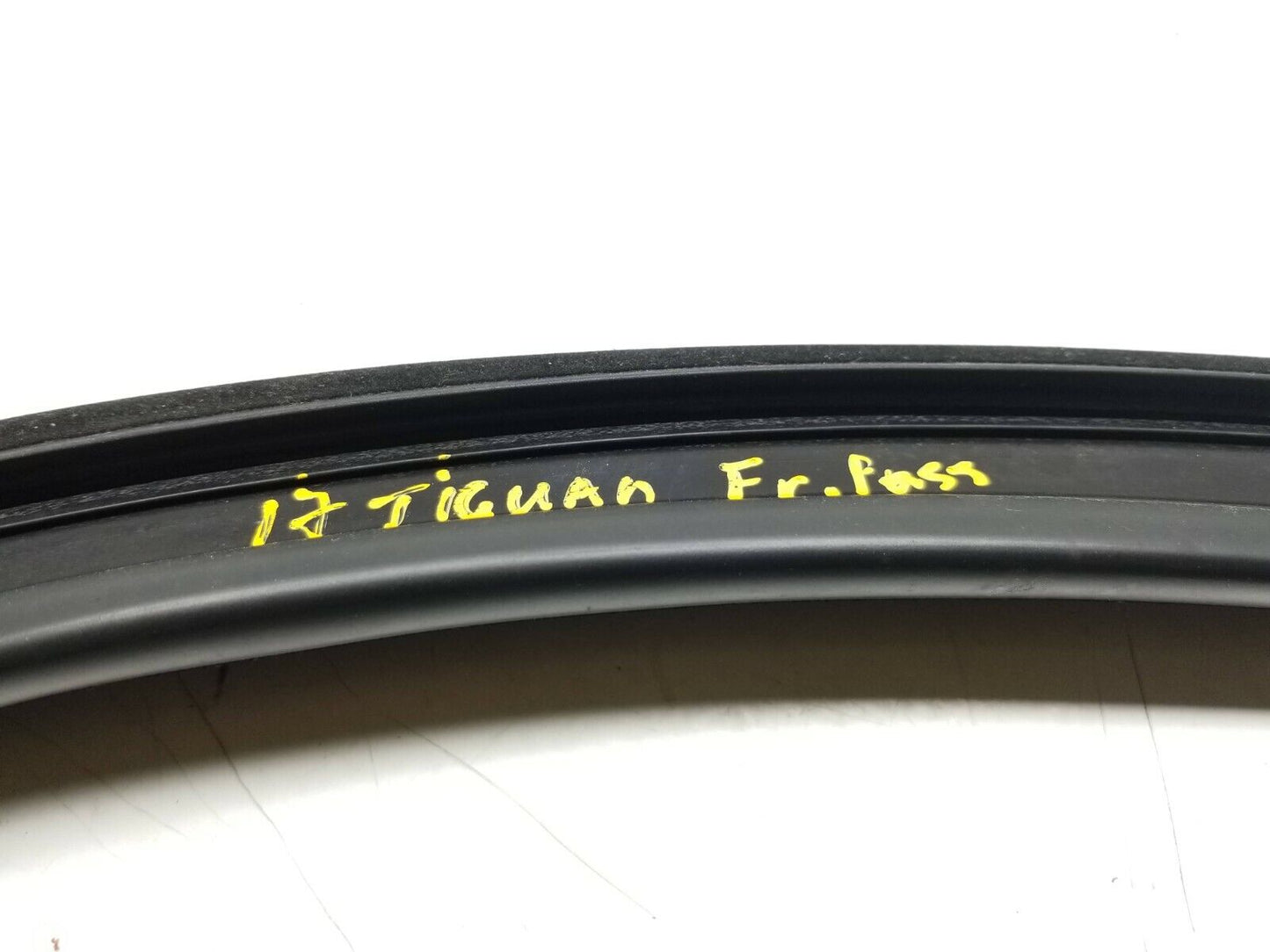09 11 12 13 14 15 16 17 VW Tiguan Front Right Pass Window Weatherstrip Seal OEM