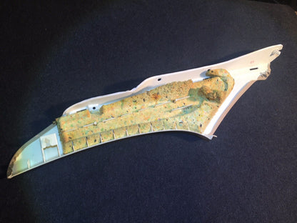 02 03 04 05 BMW 745i E65 Rear Left Driver Interior C Pillar Trim Cover OEM