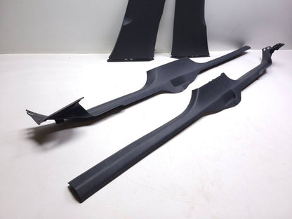 12-19 Volkswagen Passat Left & Right B Pillar Trim Cover & Scuff Plate 4pcs OEM