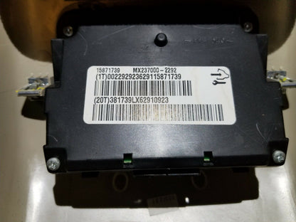 06 07 08 09 10 11 Cadillac DTS Rear Climate Control Panel Temperature W/trim OEM