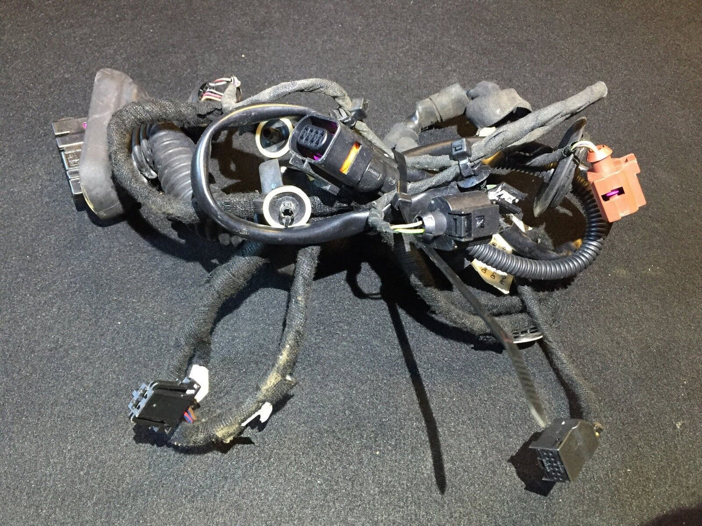 03 04 05 06 Audi A8 D3 Rear Right Pass Door Wire Harness OEM