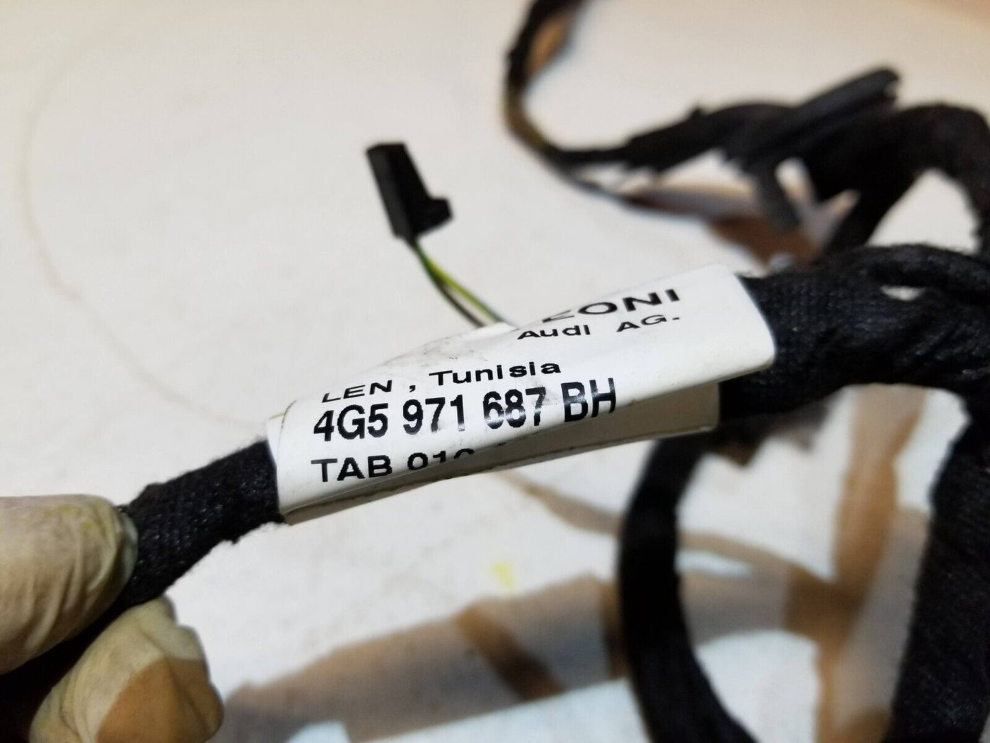 12 13 14 15 Audi A6 Rear Right Pass Side Door Wire Harness 4g5971687bh OEM