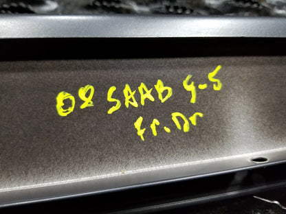 06 07 08 09 Saab 9-5 95 Front Left Driver Door Trim Molding Pillar OEM