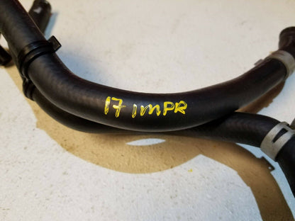 17 18 19 Subaru Impreza 2.0l Engine Coolant Hose Line Pipe 2pcs OEM 64k