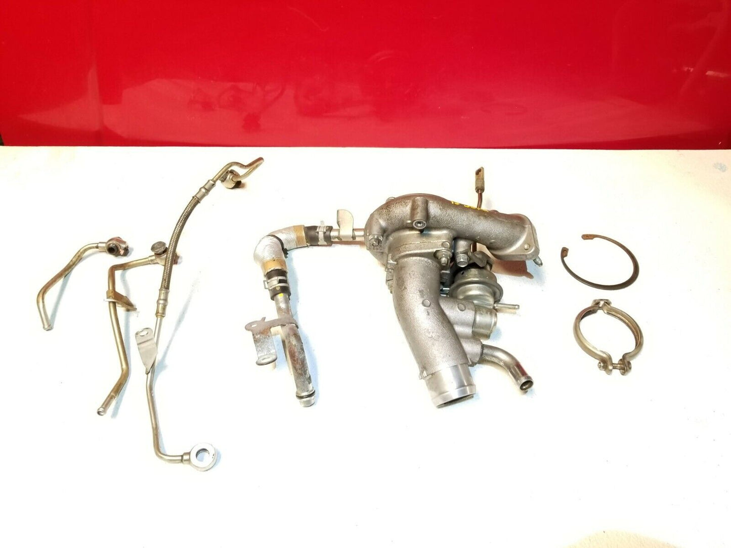 11 12 13 14 Nissan Juke Turbocharger Wastegate Cold Part Oil & Coolant Pipe  OEM