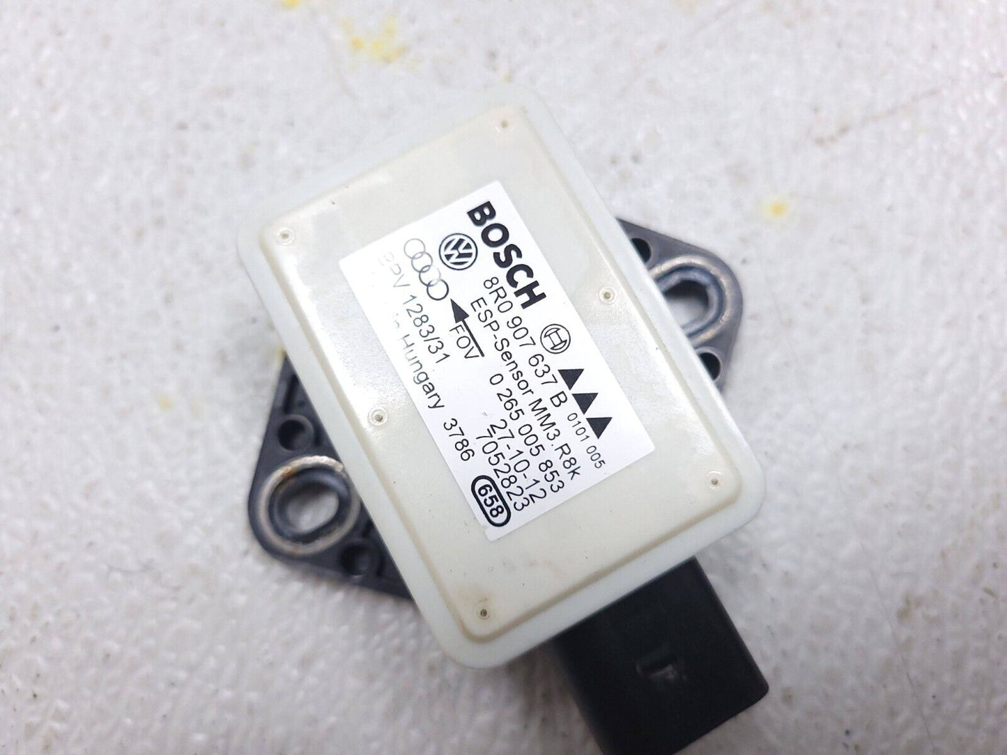 13 14 15 16 Audi A4 S4 Yaw Rate Acceleration Sensor Esp Module 8r0907637 OEM