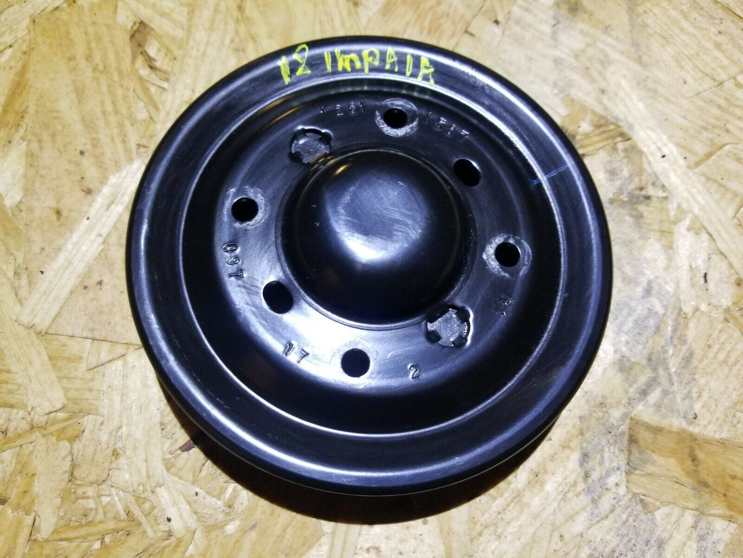 15 16 17 18 Chevy Impala 3.6l Water Pump Pulley OEM 42k Miles