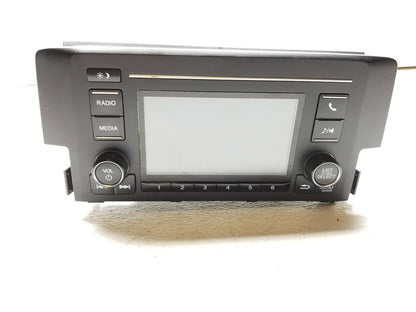 16 17 Honda Civic Sedan AM FM Cd Player Receiver 39100-tba-a11 OEM