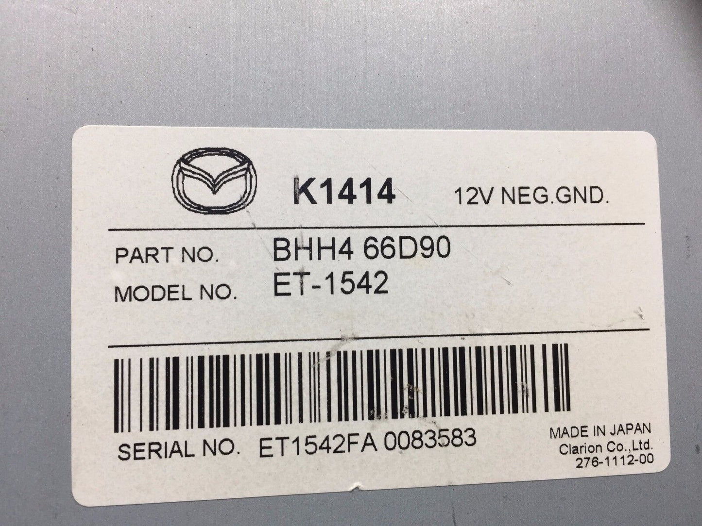 09 10 11 12 13 Mazda 3 Audio Adapter Module OEM