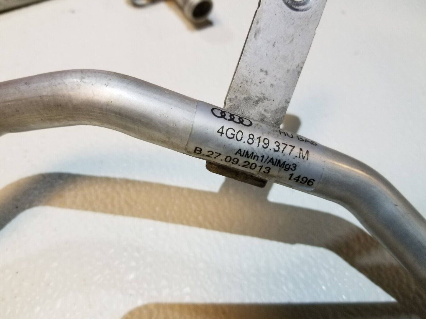 12 13 14 15 Audi A6 3.0t Engine Coolant Water Hose Tube Pipe 2pcs OEM