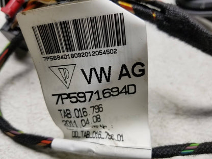 2011 - 2014 Porsche Cayenne Rear Left Driver Side Door Wire Harness OEM