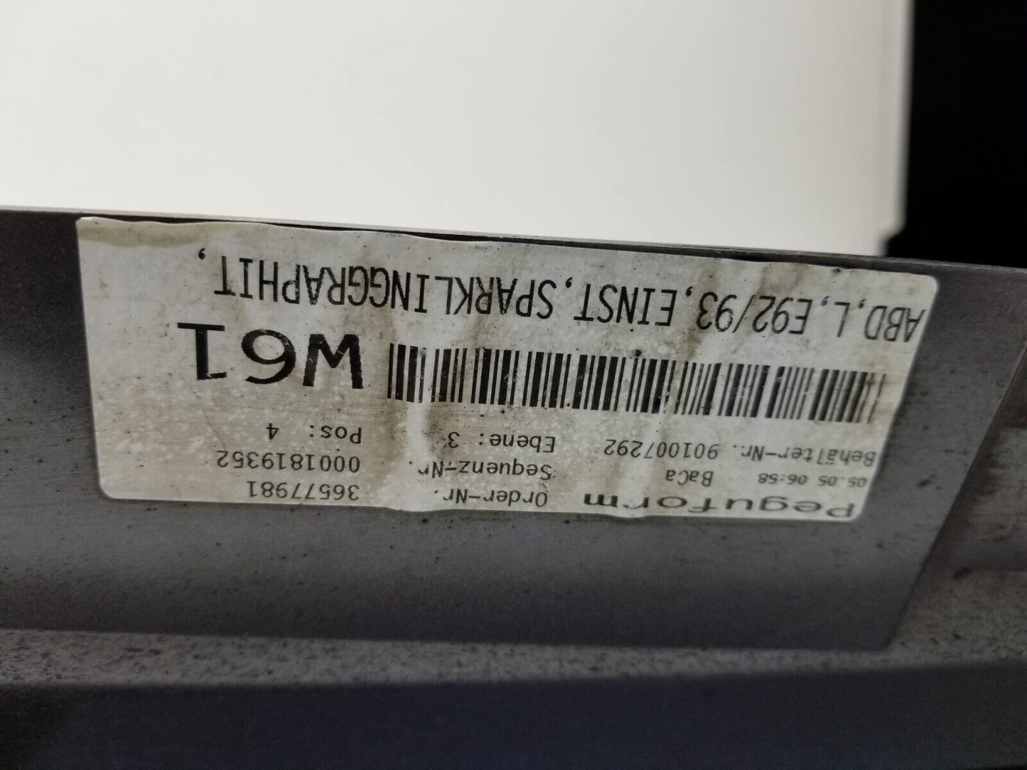07 08 09 BMW 328i E90 Rocker Panel Skirt Molding Left Driver Side OEM