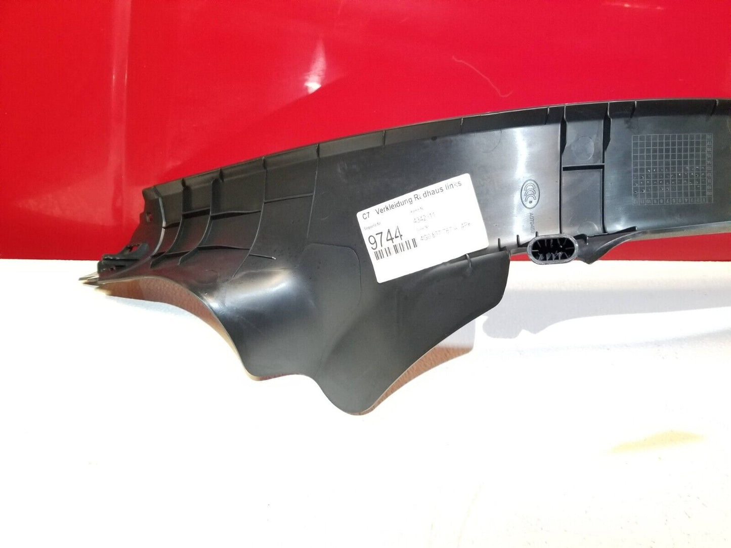 12 13 14 15 Audi A6 Rear Left Driver Side Door Sill Scuff Plate Trim Cover OEM