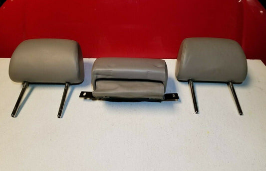 04 05 06 07 Audi A8 Rear Seat Headrest 3pcs OEM