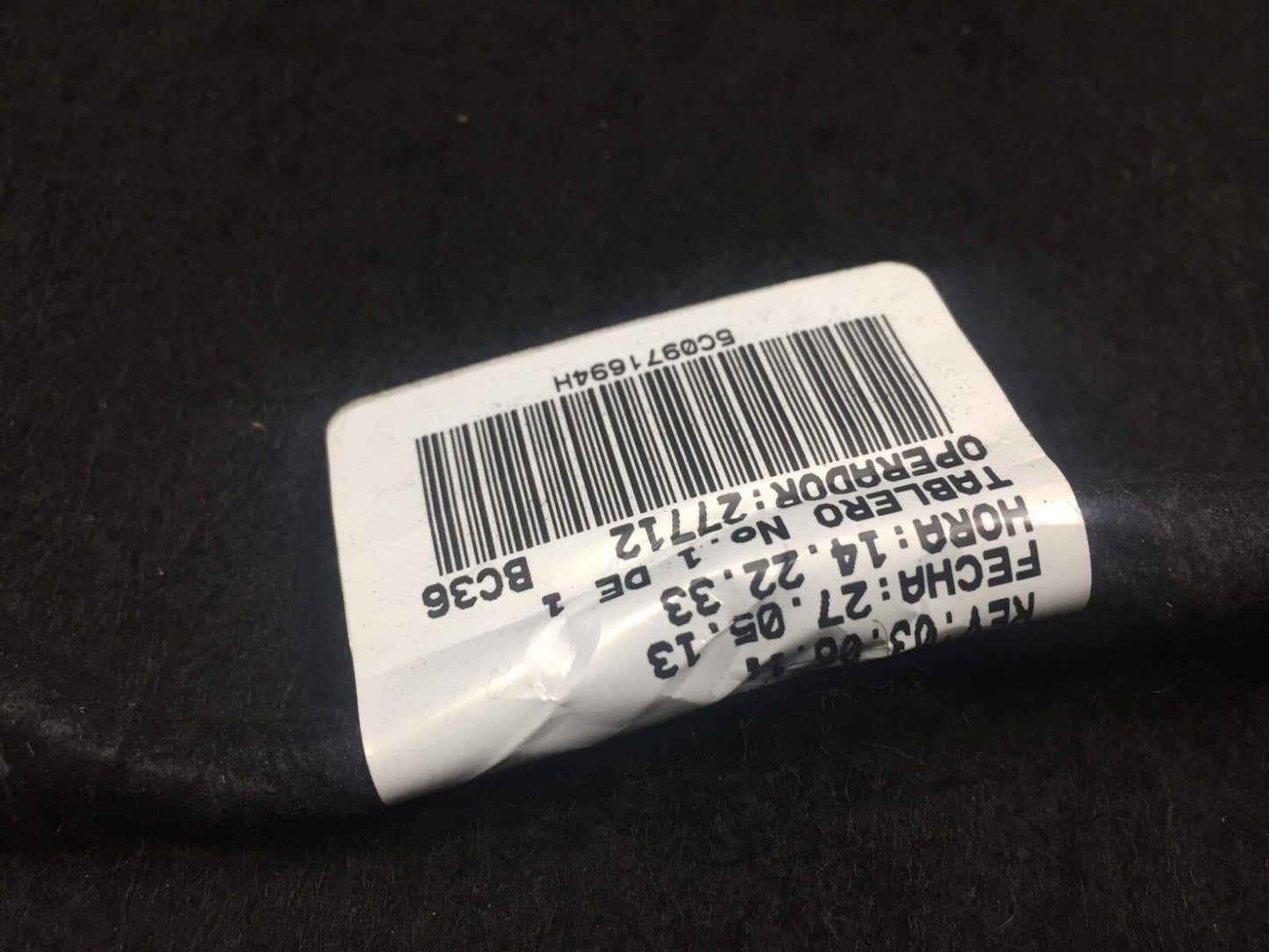 11 12 13 14 15 VW Jetta Sdn Rear Right Pass Side Door Wire Harness OEM