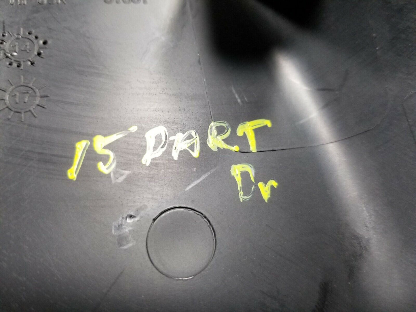 13 14 15 16  Dodge Dart Dash End Cap Trim Left Driver Side Ome 76k