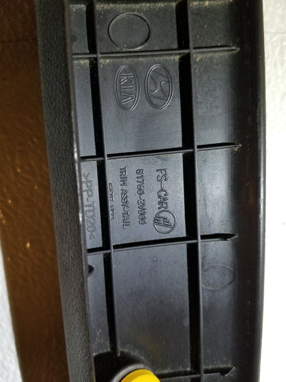 12 13 14 15 16 Hyundai Veloster Rear Tailgate Trunk Hatch Scuff Trim Panel OEM