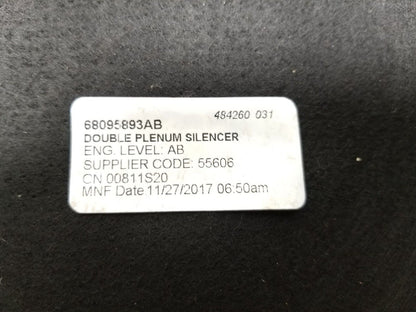 2012 - 2020 Dodge Journey Engine Bay Compartment Silencer Shield Panel OEM
