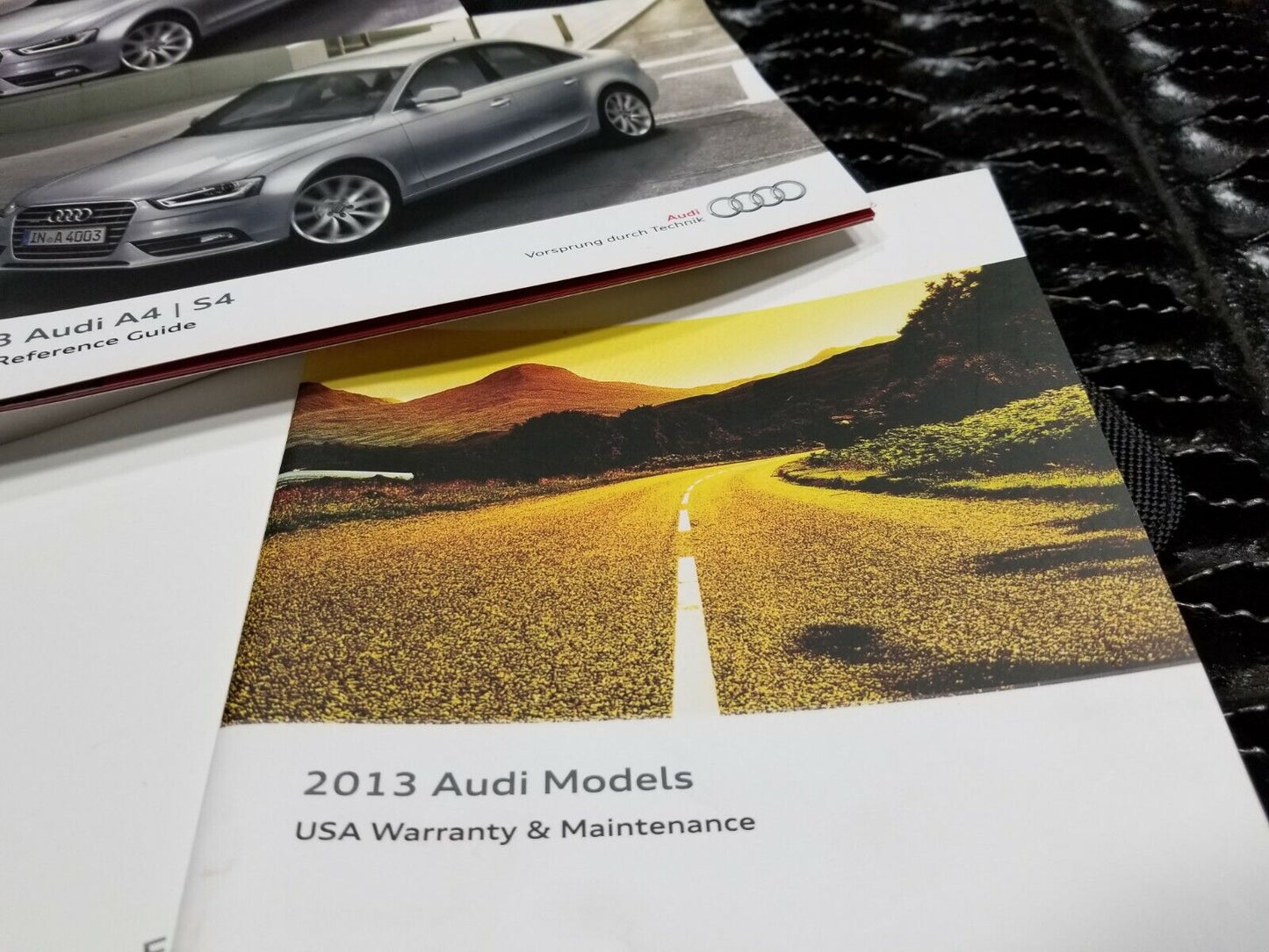 2013 Audi A4 Owner's Manual Book W/ Case OEM