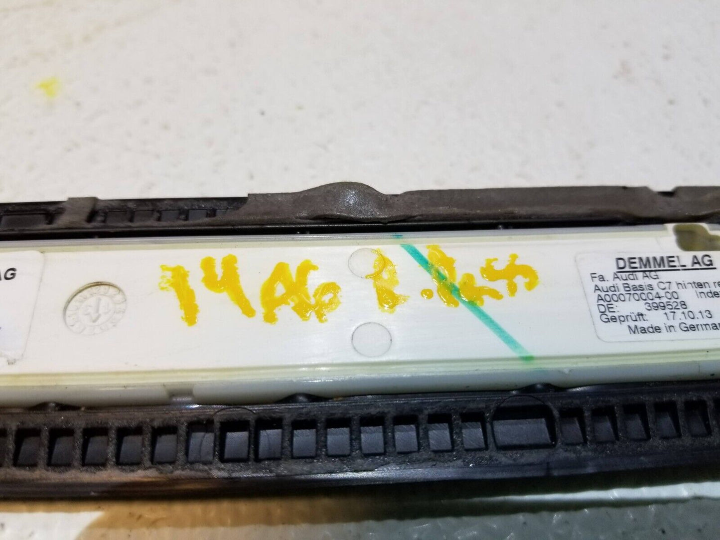 12 13 14 15 Audi A6 Rear Right Pass Side Door Sill Scuff Step Plate Cover OEM