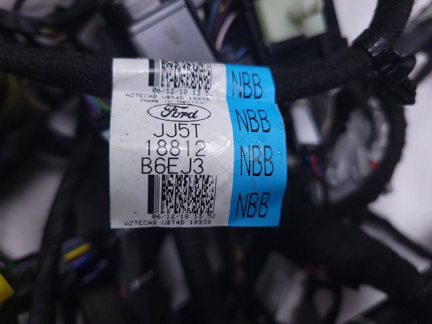 17 18 19 Ford Escape Interior Wire Wiring Harness 1.5l OEM