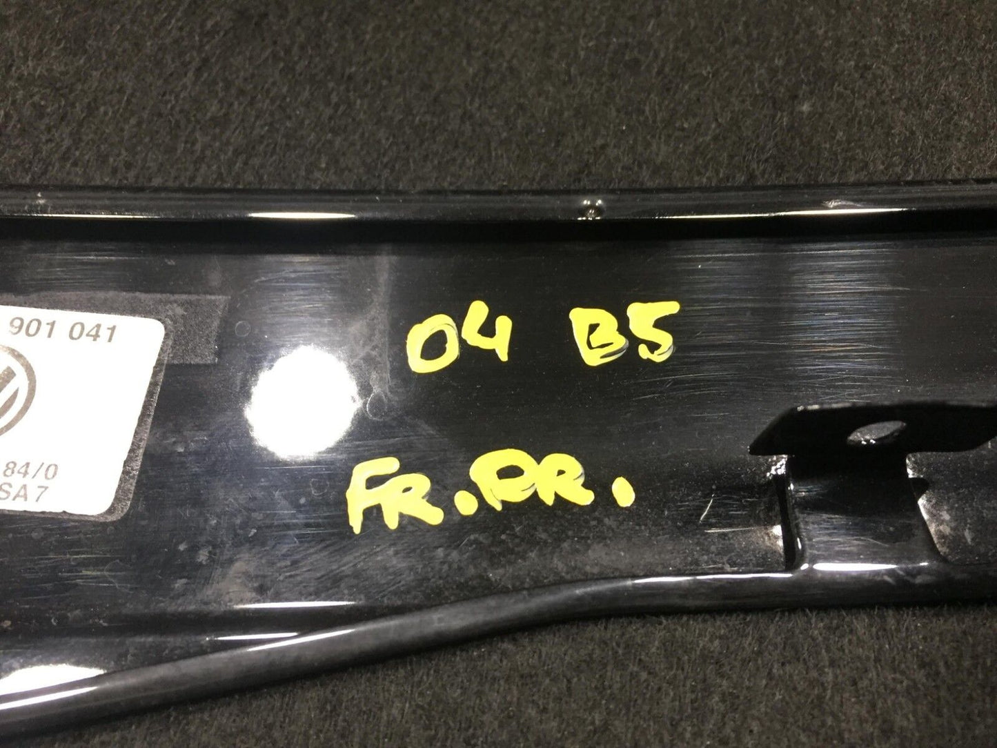 02-05 VW Passat Sedan Front Left Driver Exterior Door Pillar B Trim OEM D23