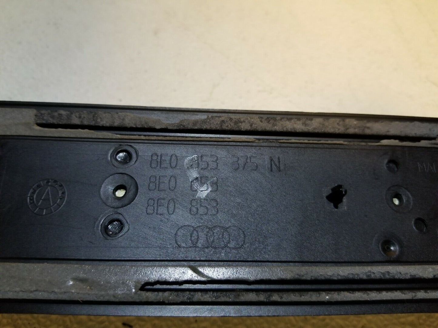 06 07 08 Audi A4 Rear Left Drievr Door Sill Scuff Plate OEM 85k Miles