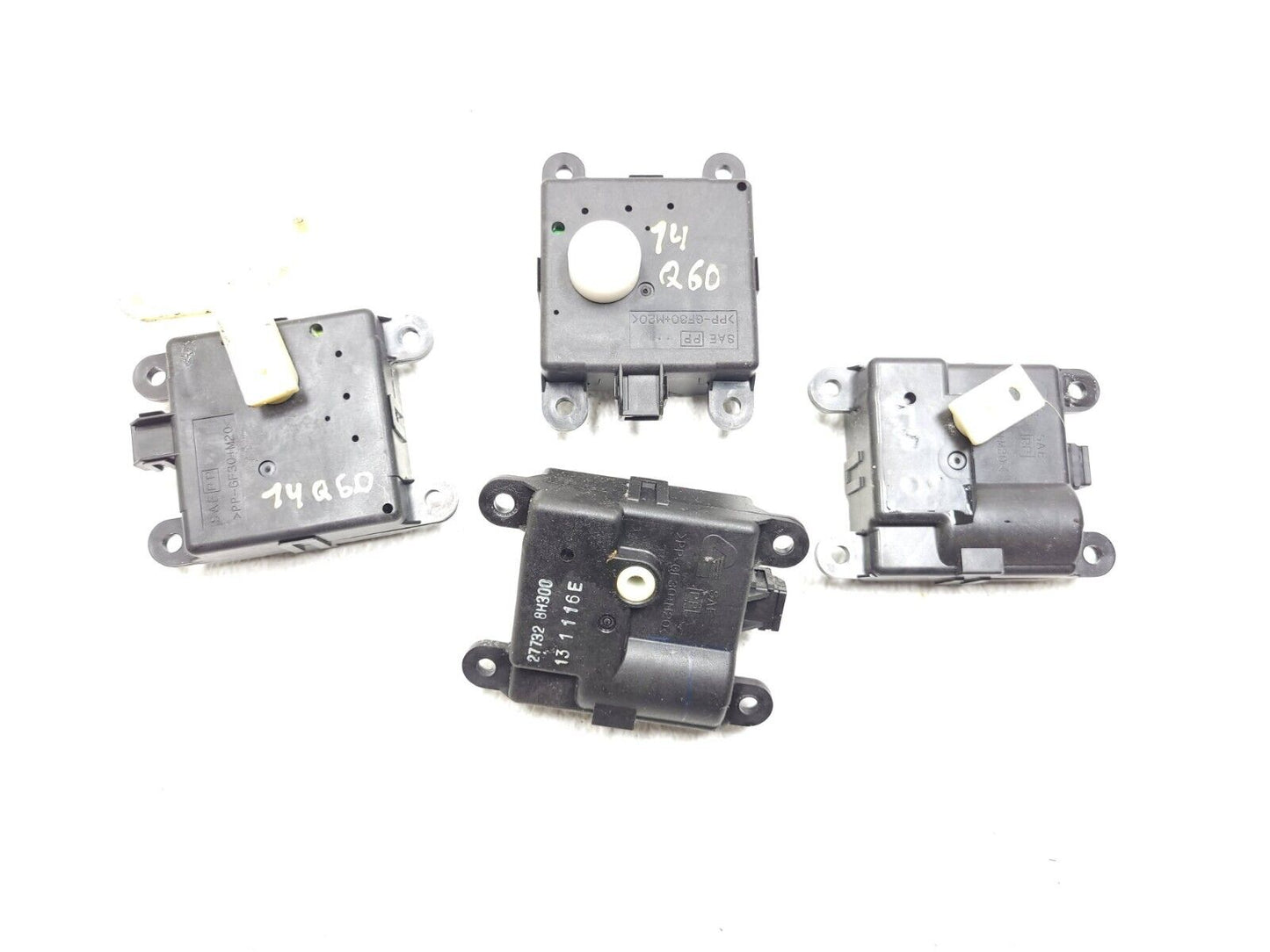 2014 2015 Infiniti Q60 HVAC Heater A/c Air Flap Actuator Motor 4pcs OEM