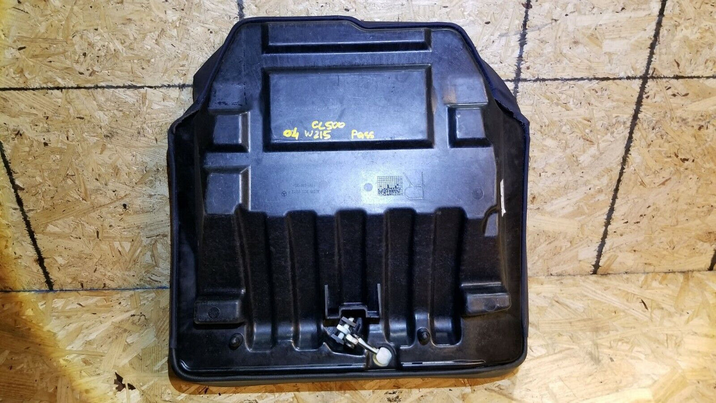 03 04 05 06 Mercedes CL500 Rear Pass Side Bottom Lower Seat Cushion Black OEM