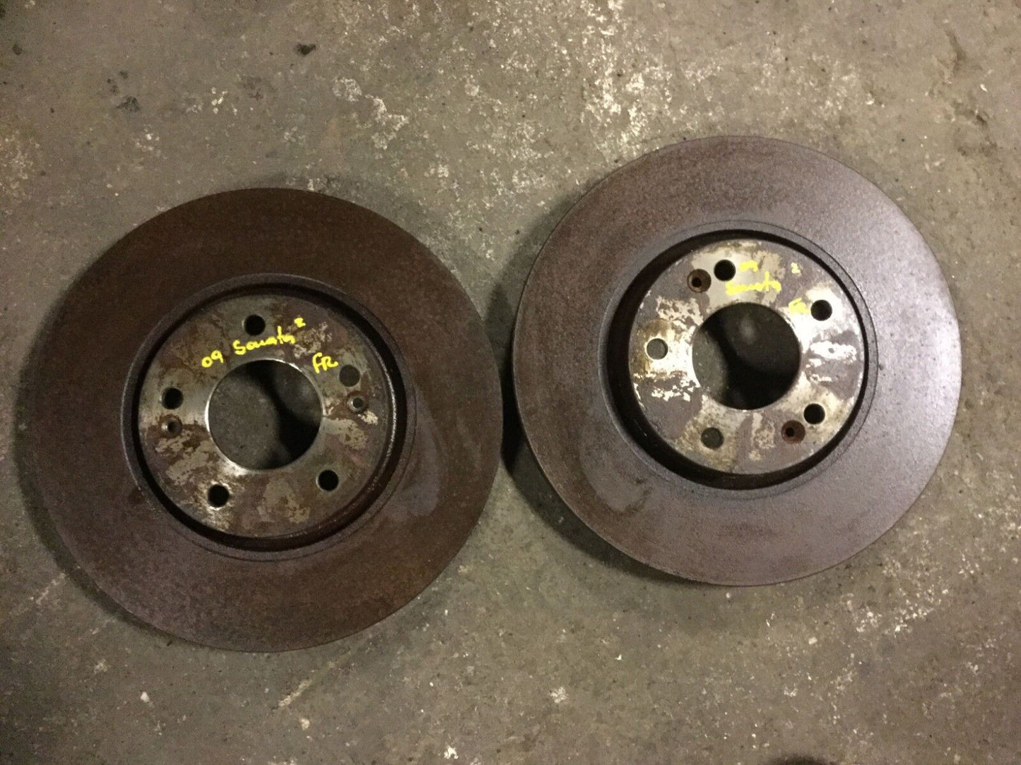 06 07 08 09 10 Hyundai Sonata Front Brake Disc Rotor 2pcs OEM D12 42k