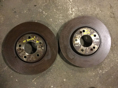 06 07 08 09 10 Hyundai Sonata Front Brake Disc Rotor 2pcs OEM D12 42k
