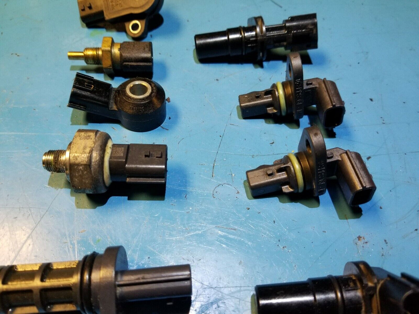 16 17 18 19 Nissan Sentra Oil Pressure Temp Knock Cam Crank Sensors 9pcs OEM 49k