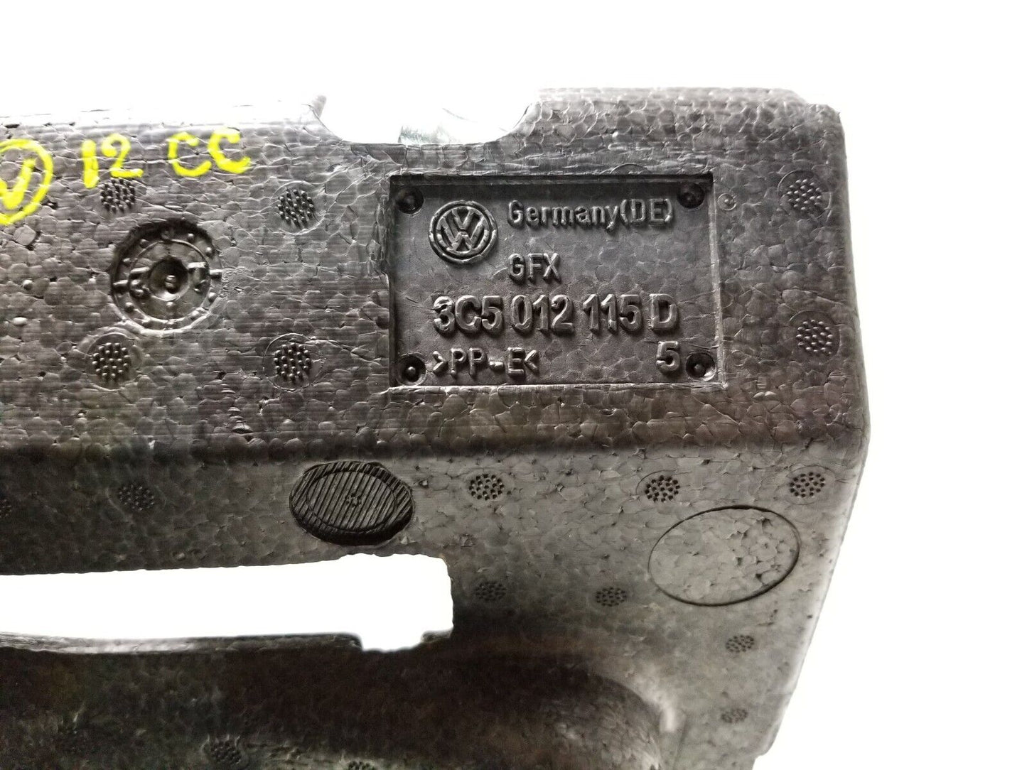 13 - 17 Volkswagen Cc Jack Stand Foam Storage 3c5012115d OEM