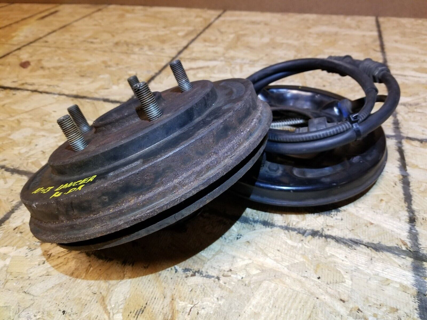 10 11 12 13 Mitsubishi Lancer 2.0l Spindle Knuckle Hub Rear Left Driver  OEM 71k